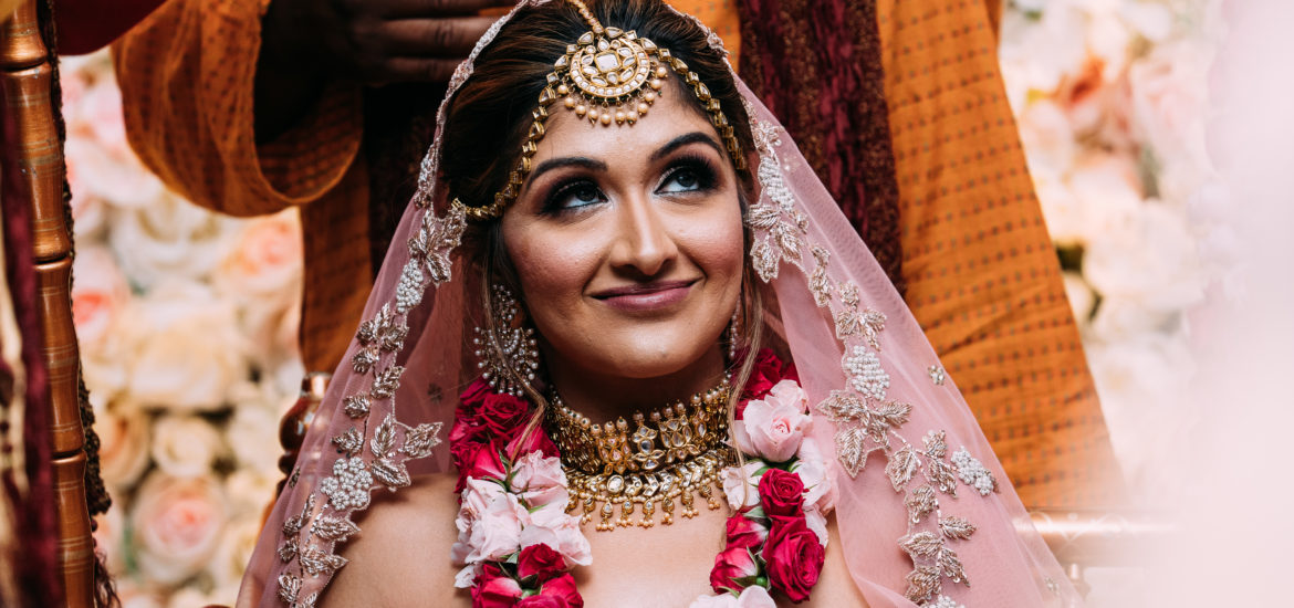 Farah Sandhu Wedding Reception Portfolio Indian Bridal Makeup